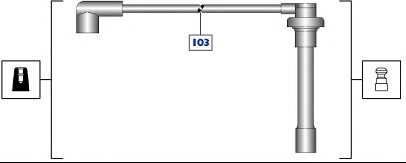 BRECAV 92.10375 Ignition Cable